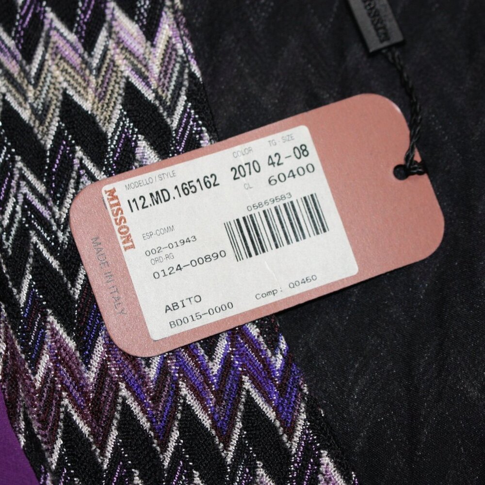 Missoni Women's Ponte-Paneled Crochet Knit Dress in size 42 / US 6 NWT MSRP 1595 - Picture 16 of 16